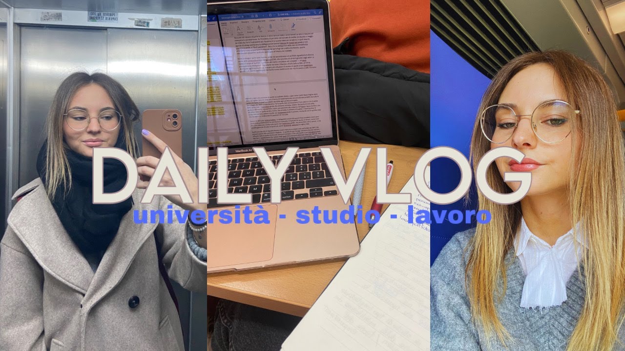 VLOG IN MY LIFE || università, lavoro, studio, pioggia ☂️