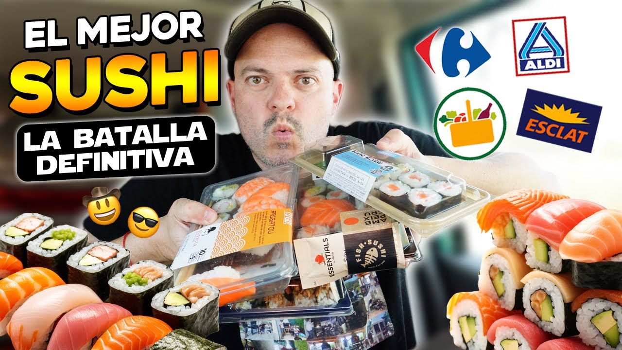 COMIENDO SUSHI ¿Quién hace EL MEJOR SUSHI DE SUPERMERCADO? 🍣
