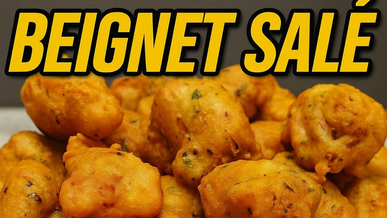 👉 Beignets Salés Croustillants & Moelleux 😋 | Recette Facile et Rapide à Faire à la Maison