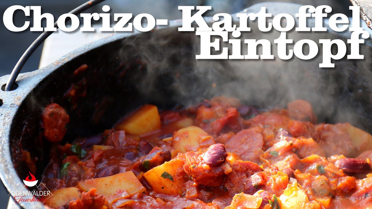 Chorizo Kartoffeleintopf aus dem Dutch Oven