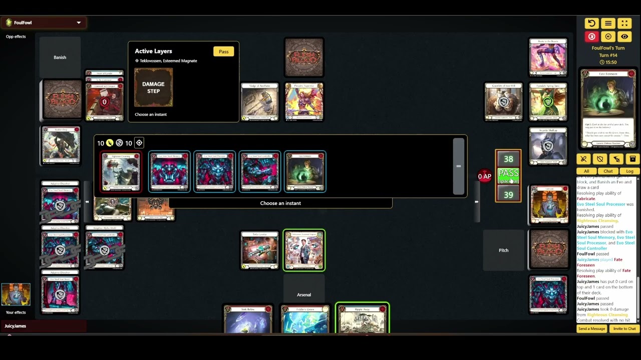 Teklo v Fatigue Pleiades (Win) 1-23-26