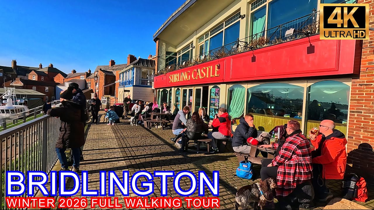 Bridlington Winter 2026, town and promenade walking tour 