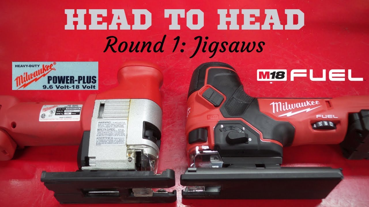 Comparing an old Milwaukee Power-Plus Jig Saw 6267-02 to its brand new M18 FUEL counterpart 2737B-20