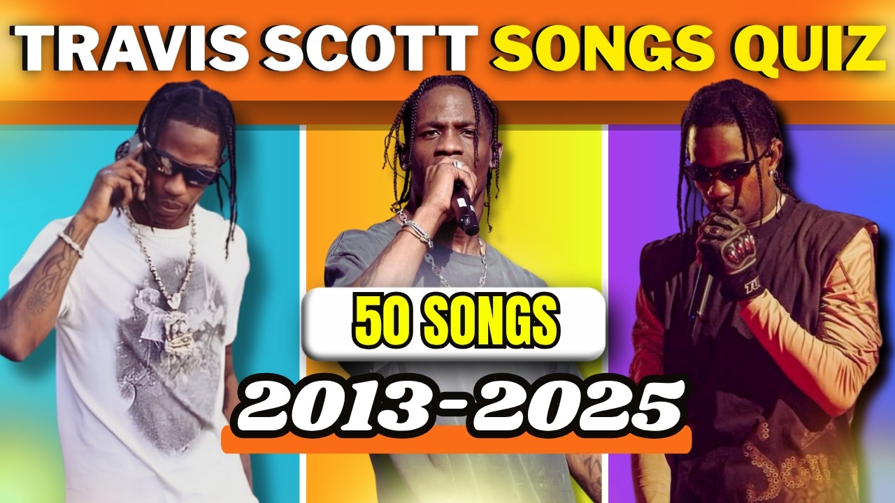 Guess 50 TRAVIS SCOTT Songs! 5 Seconds 🌵🔥 Easy to Impossible | Music Quiz