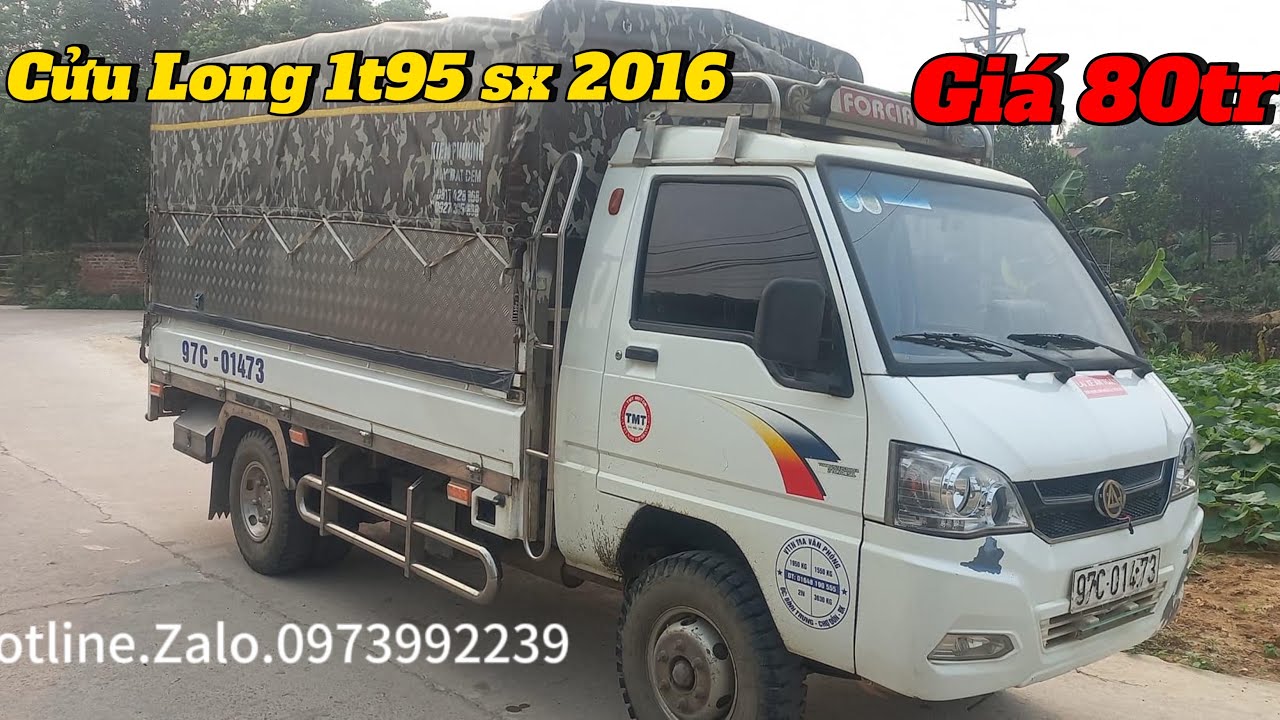 Giá chỉ 80tr sở hữu ngay Cửu Long 1t95 sx 2016.#xetainho #xeotogiare #otocugiare