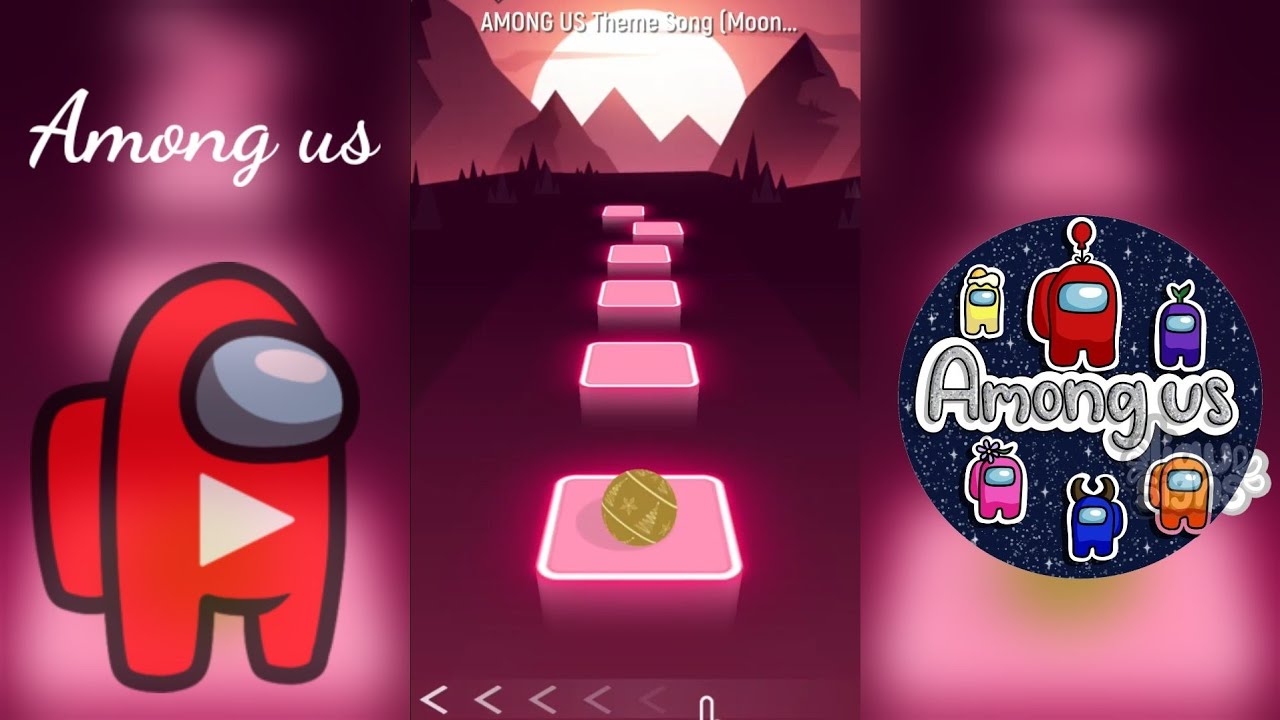 Among us theme song🎶 -Tiles hop edm rush [Ling tm]