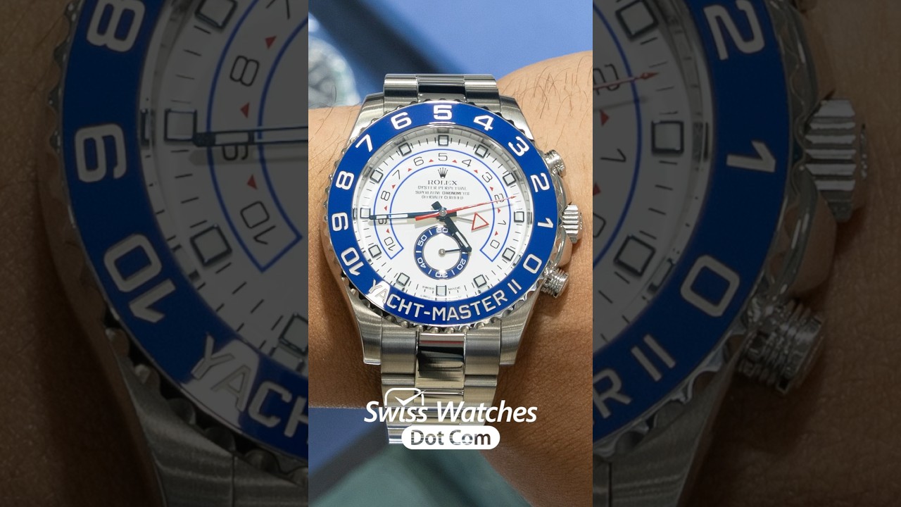 Rolex Yachtmaster II Blue Bezel(116680)  🚨AVAILABLE🚨Not affiliated with Rolex. Visit us today!