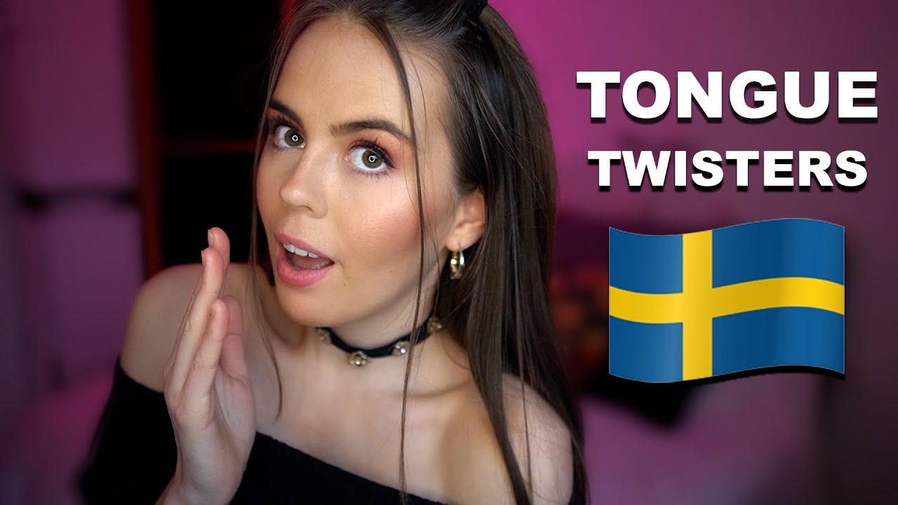 ASMR Tongue Twisters in Swedish