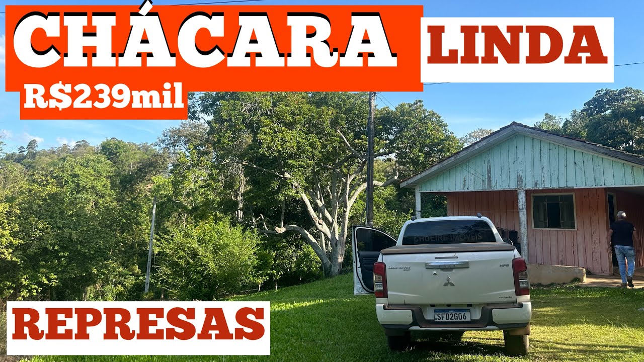 CHÁCARA LINDA - REPRESAS - POMAR - RIACHO - PLANTIO SOMENTE R$239mil