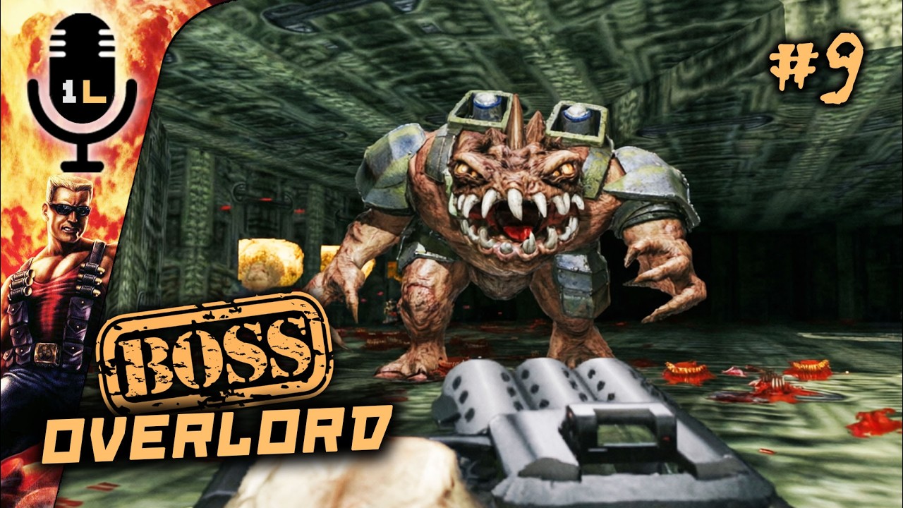 Прохождение Duke Nukem 3D (1996). Босс второго эпизода - Overlord. Часть 9