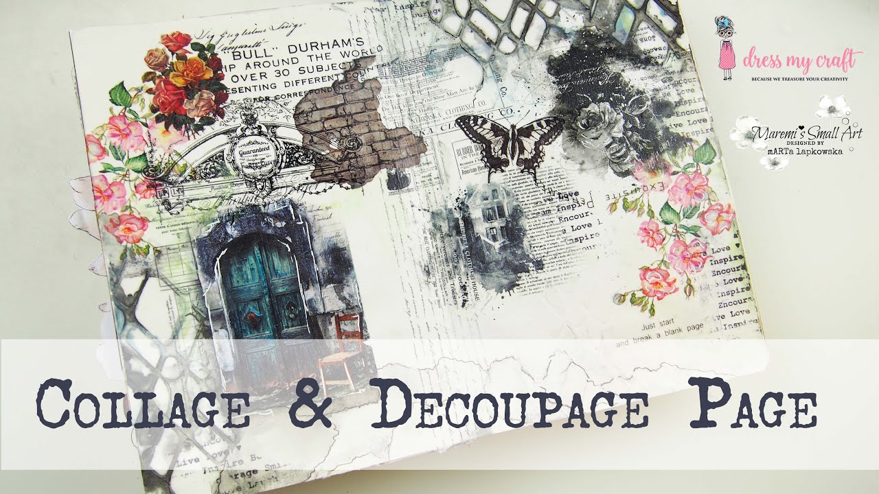 'Transfer Me' Art Journaling with @Dressmycraft ~ ✂️ Maremi's Small Art