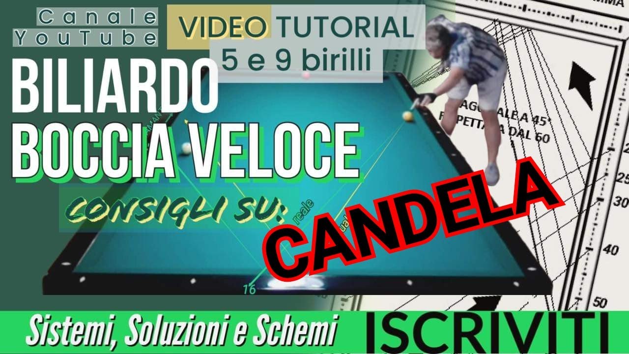 BILIARDO - v.35 - CANDELA.  SISTEMA E ALTERNATIVE