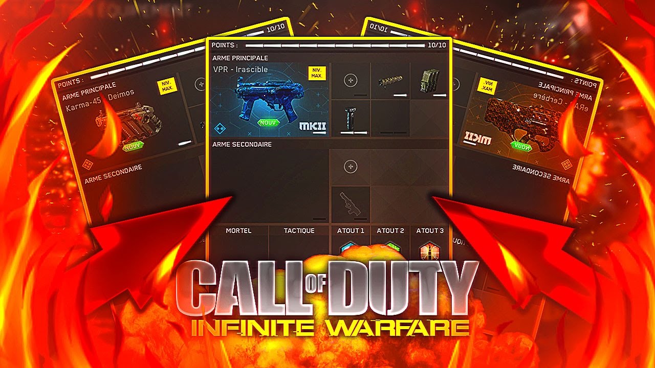 TOP 5 MEILLEURE CLASSE sur INFINITE WARFARE! MEILLEURES MITRAILLETTES & MEILLEUR CLASSE! (COD IW)