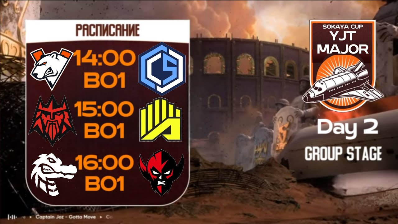 YJT MAJOR#2 SO2 x Sokaya cup. Групповой этап День 2 klasher vs bently