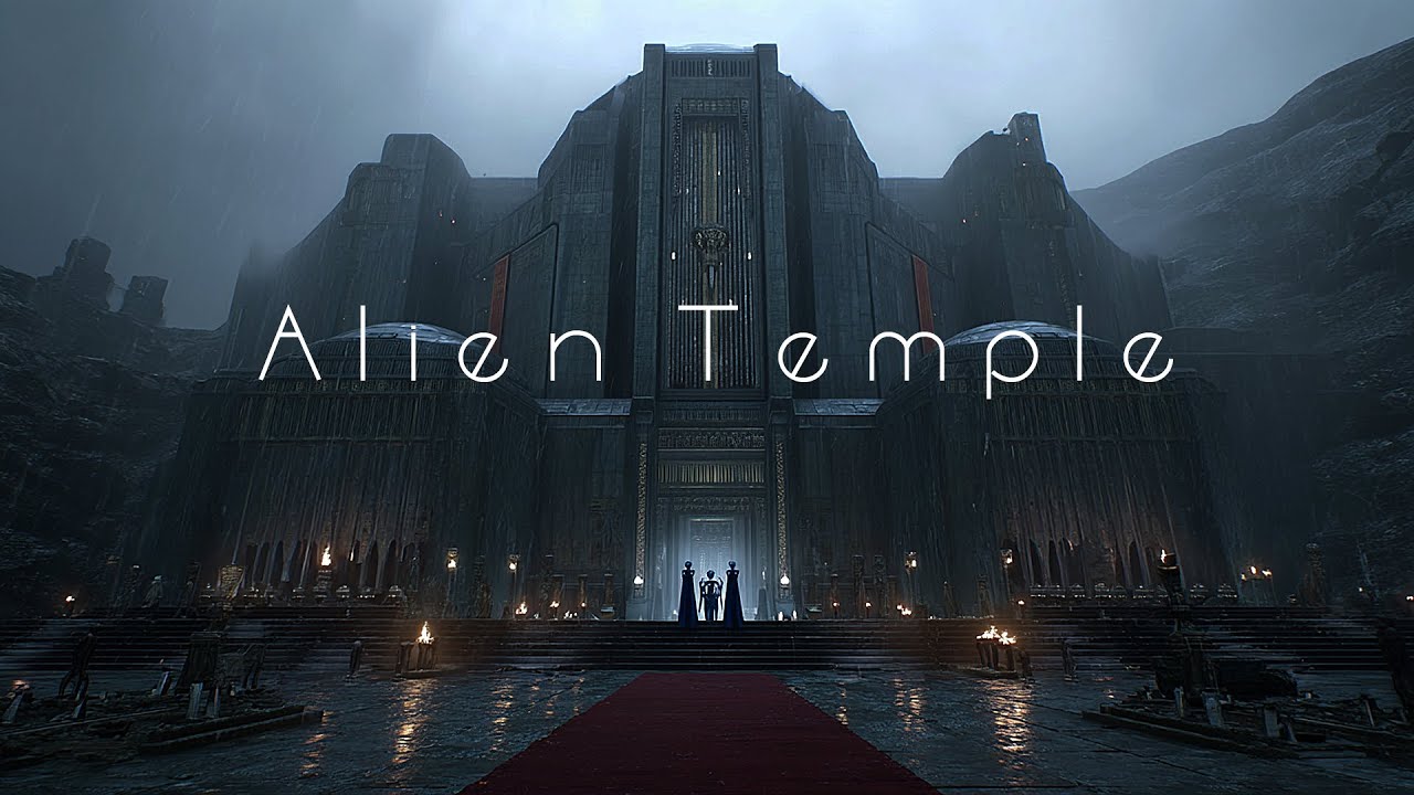 Alien Temple 2 | Dark Sci Fi Ambient Music - Dark Space Ambience For Relaxing