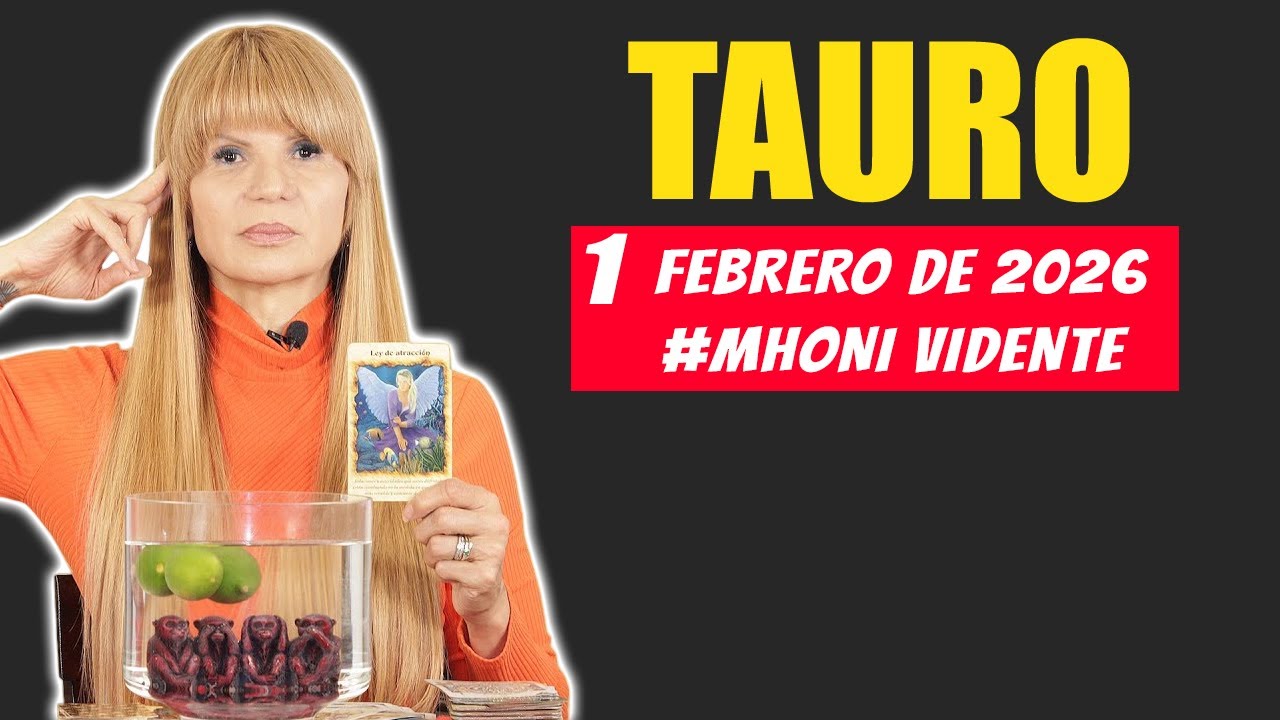 Horóscopo Hoy Tauro 1 de Febrero 2026. Mhoni Vidente TU INTUICIÓN DA MIEDO 😱 DESCUBRES LA VERDAD