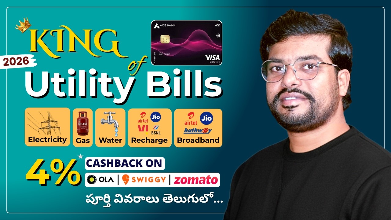 Axis Ace Credit Card Review in Telugu | 2026 | Best Cashback Credit Card | Benefits | Apply online