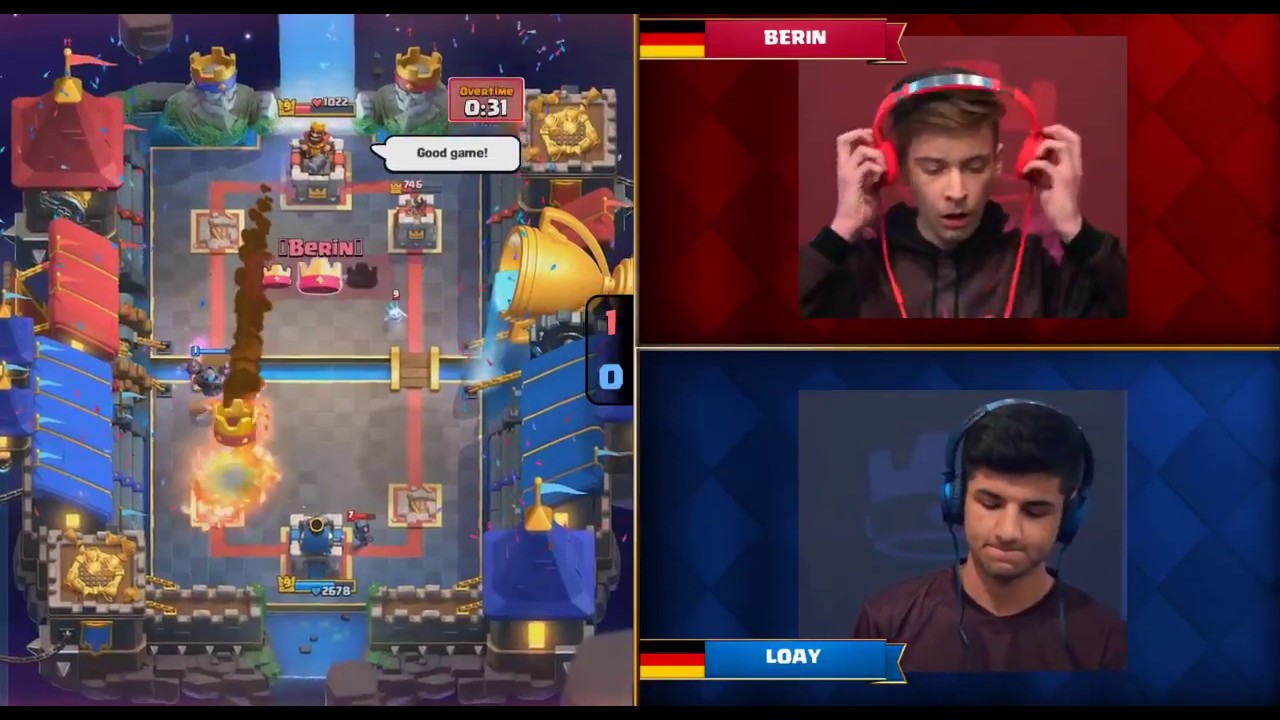 Berin Vs Loay | Clash Royale Crown Championship EU Fall 2017 Finals