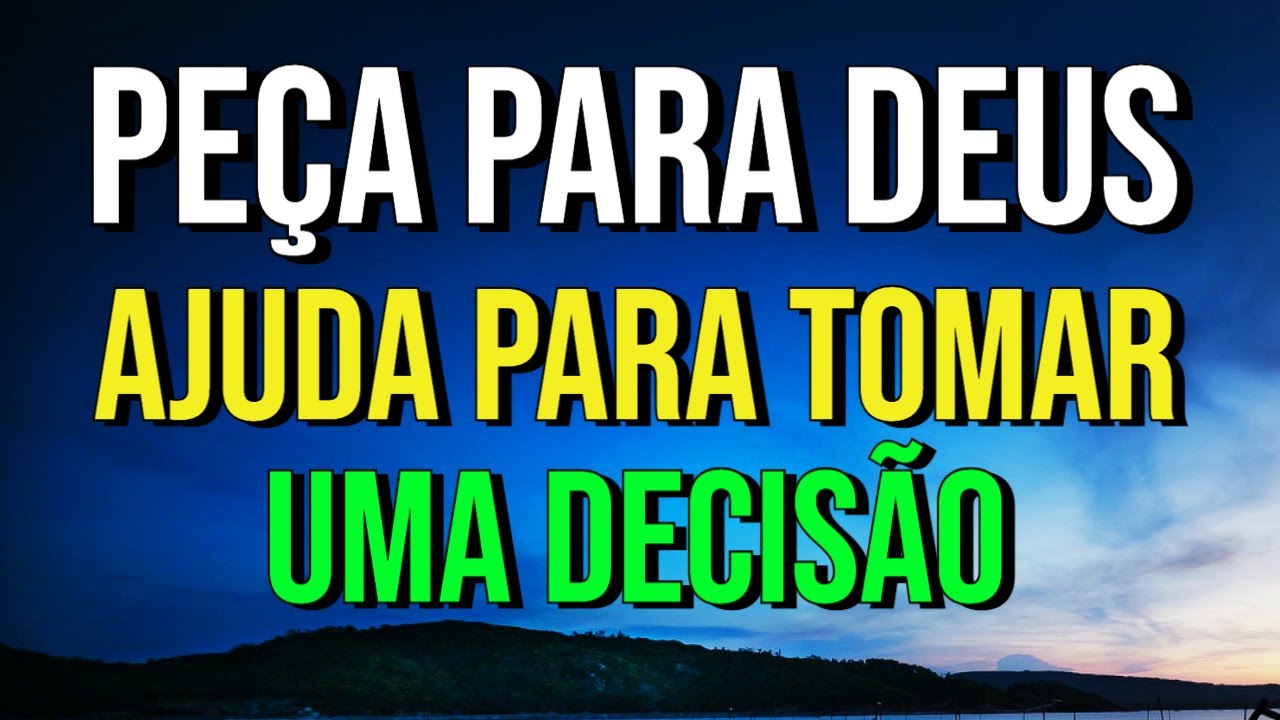 PEÇA A DEUS AJUDA PARA TOMAR UMA DECISÃO | Meditação Enquanto Dorme