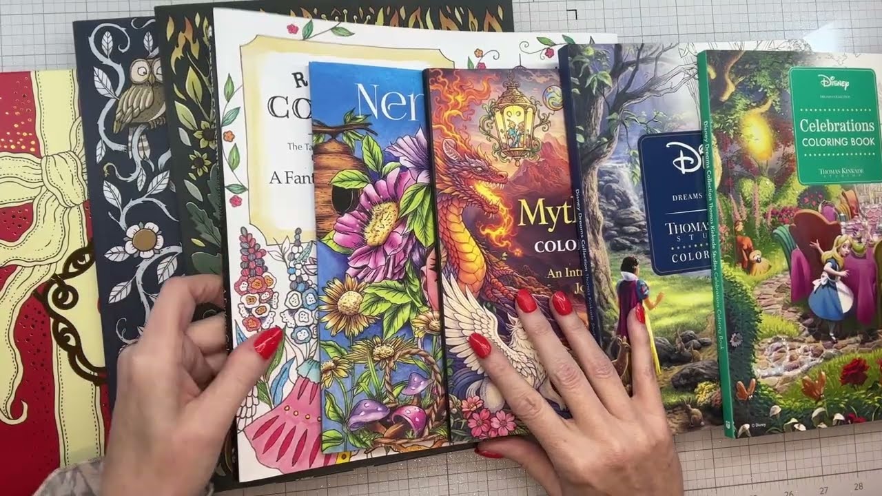 ✨ASMR Coloring Book Flip Through 