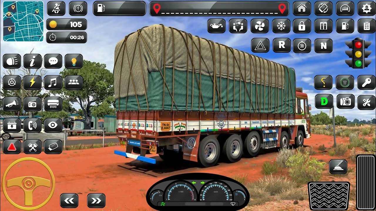 MY FIRST DAY IN INDIAN TRUCK SIMULATOR 🚚#viralvideos #trending #videos #truck games driving