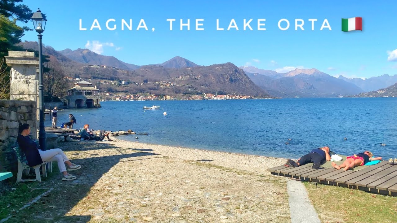 Il pontile di Lagna 🇮🇹 San Maurizio d&rsquo;Opaglio, Novara. A spring day on the Lake Orta.
