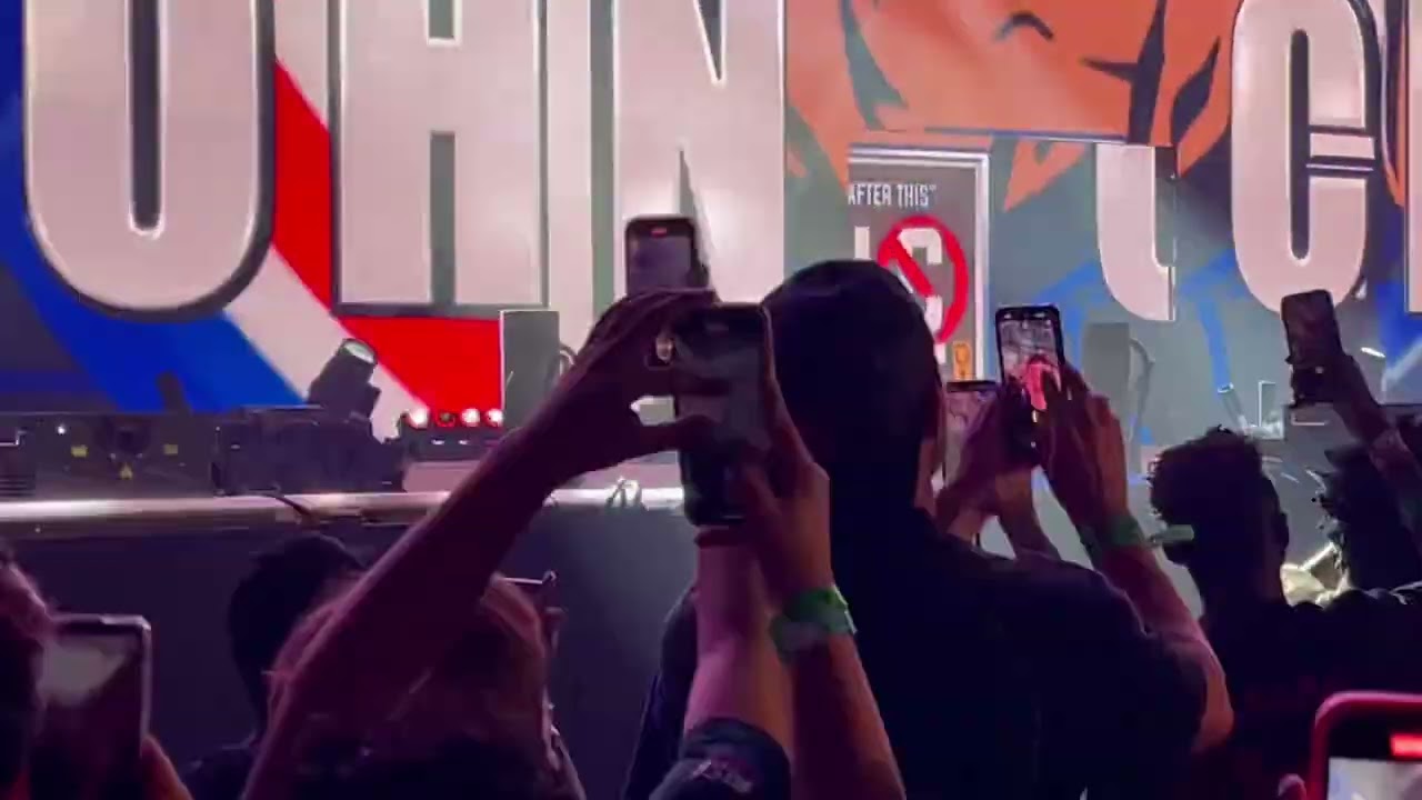 John Cena entrance at Summerslam 2025 MetLife Stadium New York 