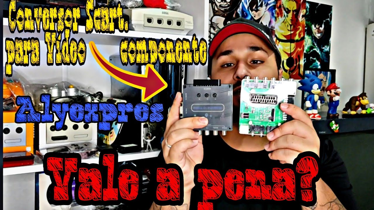 Conversor Scart para Vídeo Componente vale apena ? (teste de 2 conversores)