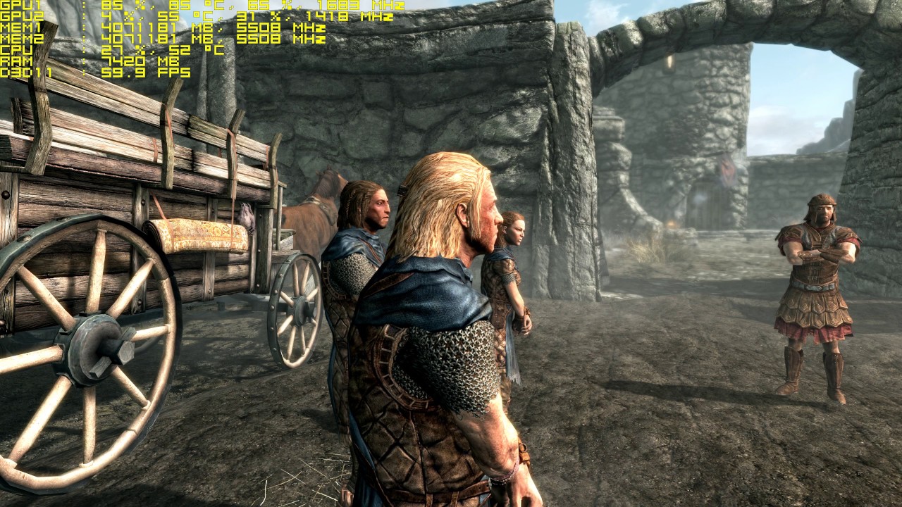 Skyrim Special Edition PC, 4K@60, Titan X Pascal - First 30 minutes