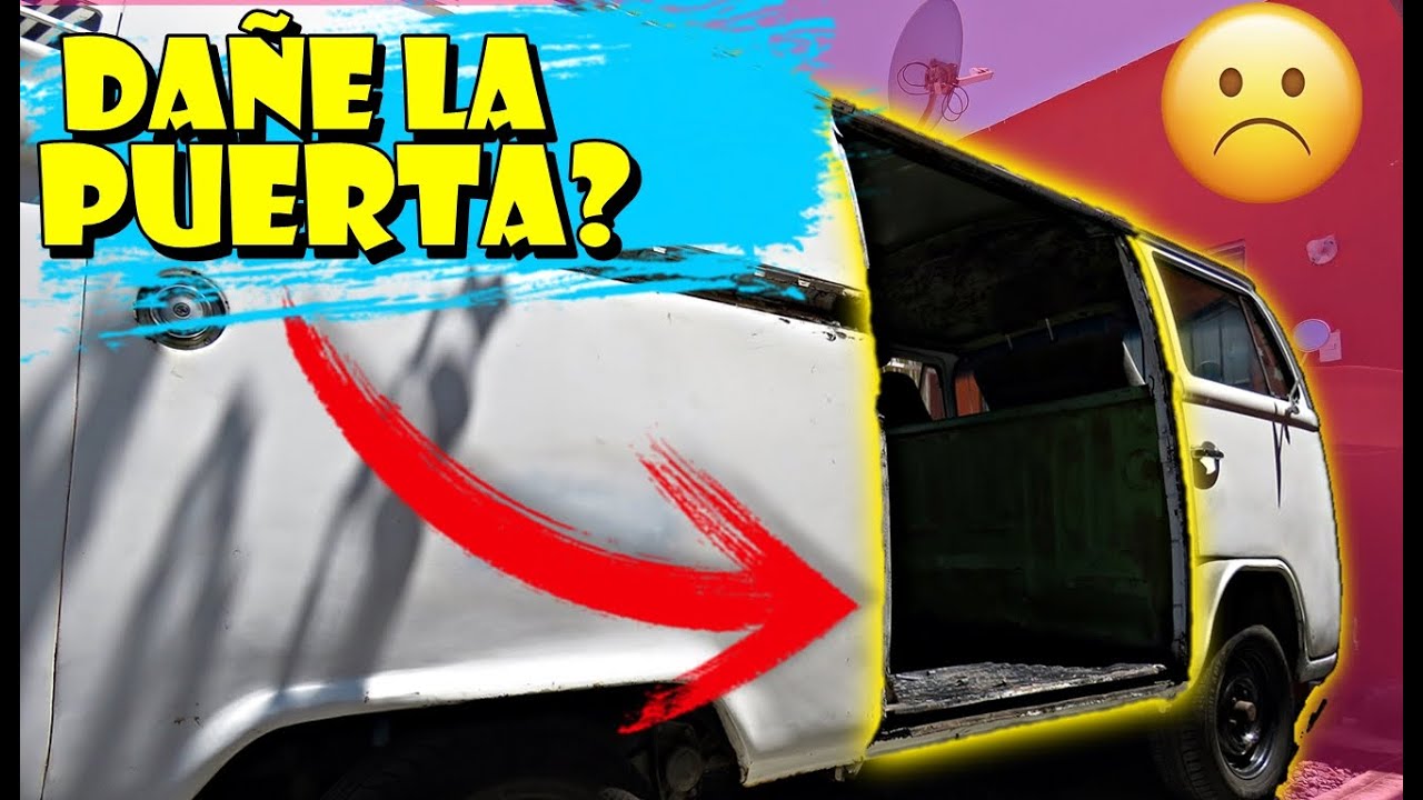 ESTO NOS PASÓ AL DARLE MANTENIMIENTO A LA PUERTA CORREDIZA DE LA KOMBI....  | De Tocho Morocho