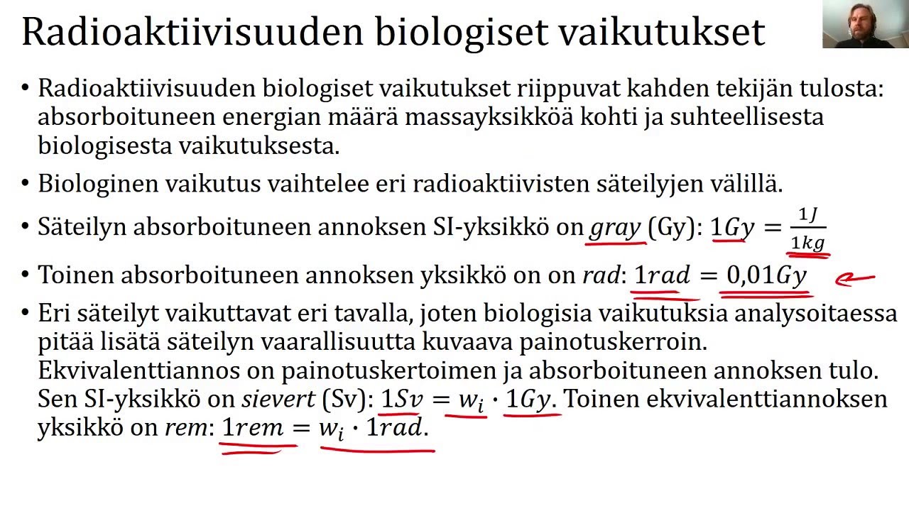 Moderni fysiikka - ydinfysiikka teht.5 - radioaktiivinen s&auml;teily