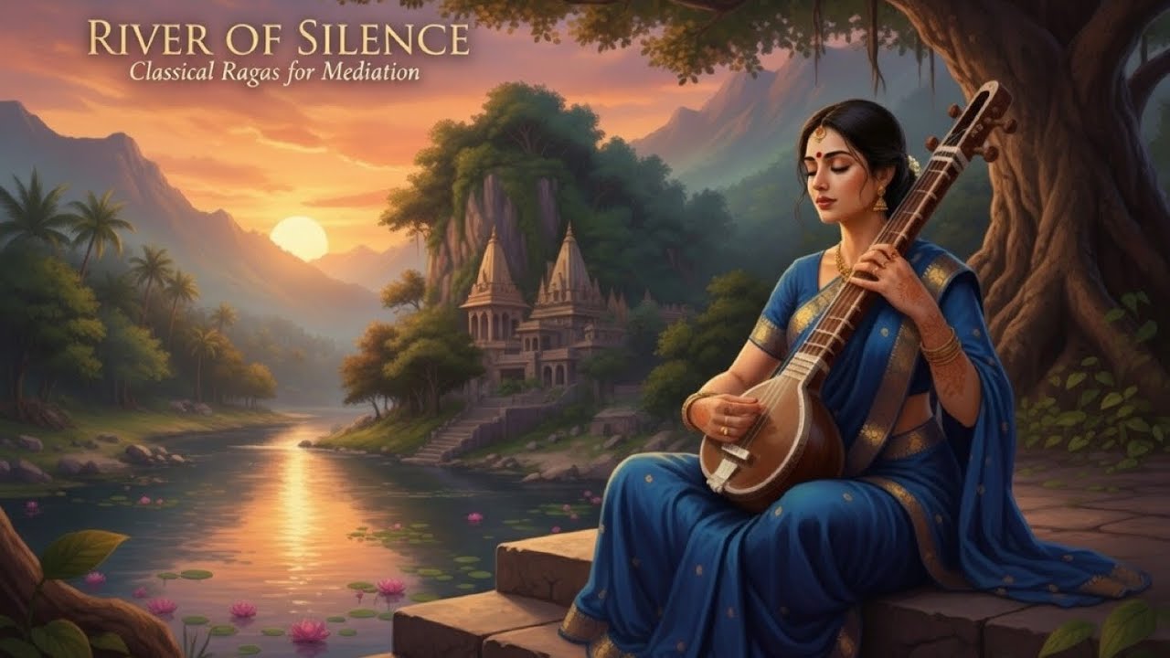River of silence Indian classical music | Raag Nirvana 