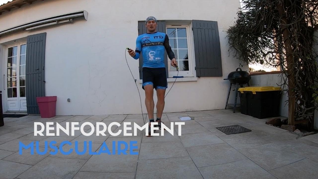 RENFORCEMENT MUSCULAIRE 14: 30' ou 1h de corde à sauter