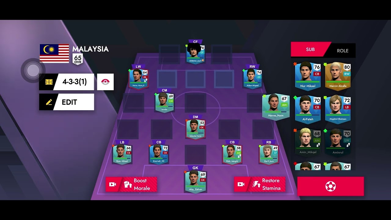 Goal Game Bola [Malaysia Vs India] Goal Iskandar Zarie Al-Fateh | Footbal 2026 Episode.3