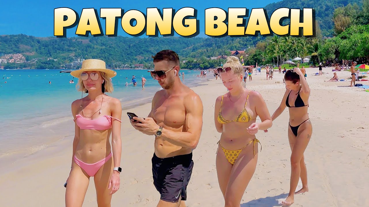 【🇹🇭 4K】Phuket 2023 Patong Beach - Walking Tour Thailand