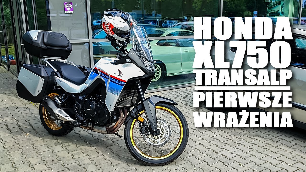 Honda XL750 Transalp - pierwsze wrażenia z jazdy -  #motovlog  - CMV265