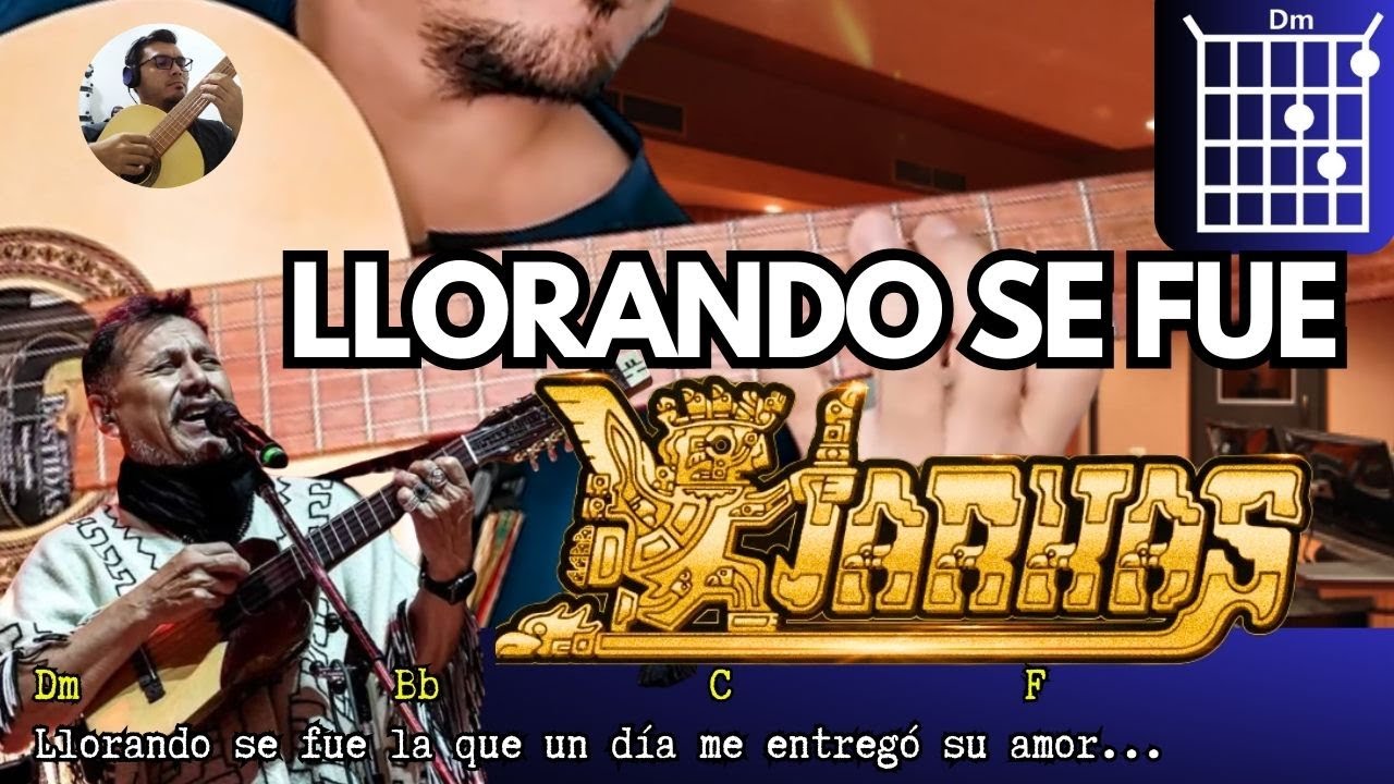 LLORANDO SE FUE La Lambada KJARKAS Tutorial Guitarra SAYA CAPORAL taboo
