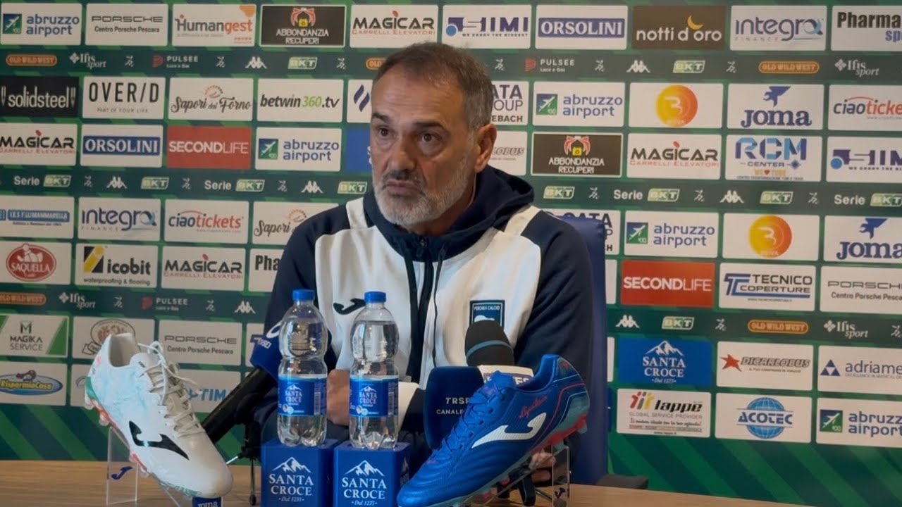 Pescara, Vivarini pre Monza: “Le critiche di Sebastiani? Penso solo al bene del club”
