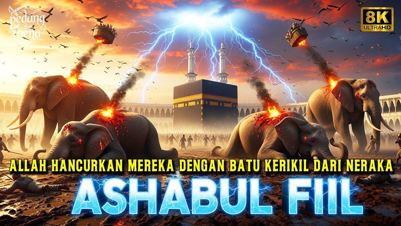KISAH ABRAHAH !! PASUKAN BERGAJAH YANG ALLAH HANCURKAN DENGAN BATU KERIKIL DARI NERAKA JAHANAM