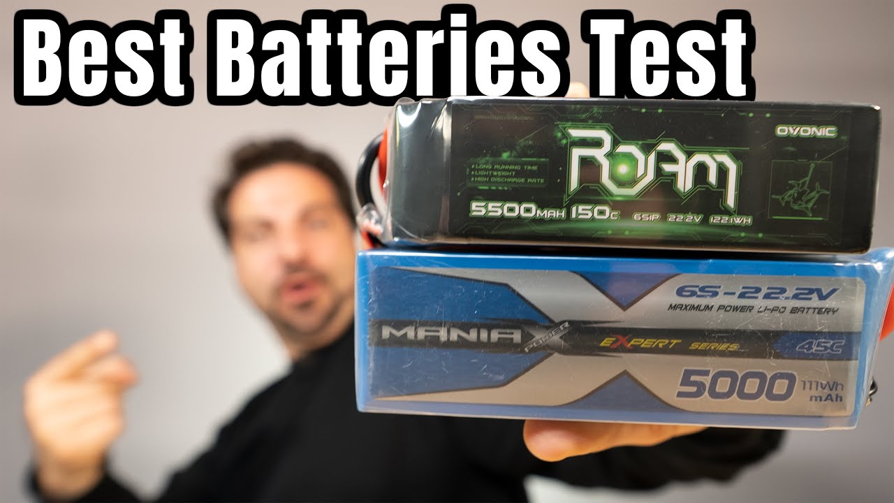 TEST Batterie Ovonic Roam 6S 5500mAh 150C Vs Maniax Vs FullPower