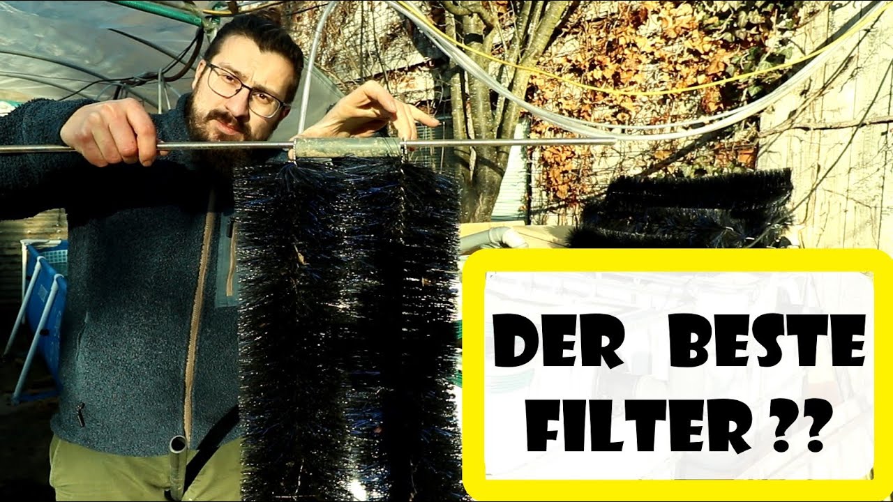 Bürstenfilter selber bauen für den Koiteich