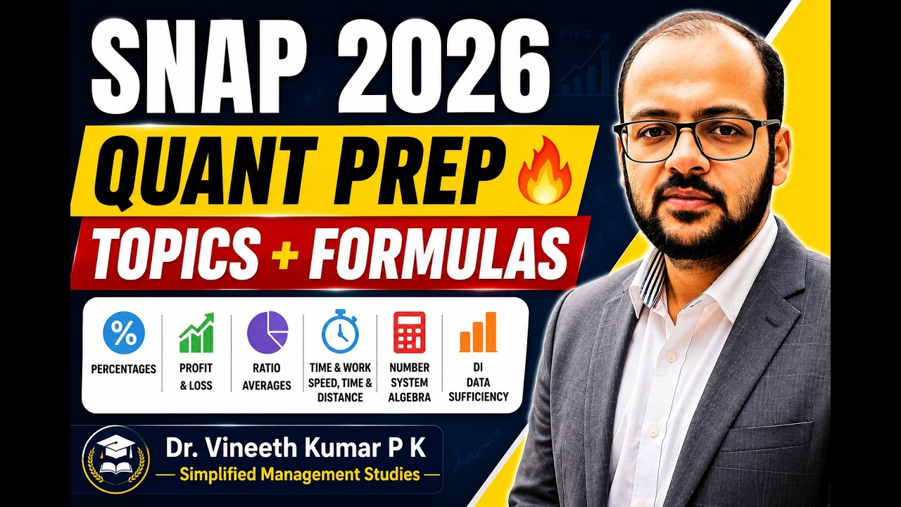 SNAP 2026: Количественные способности 🔥 Самые важные темы, формулы и концепции | Подготовка к SNA...