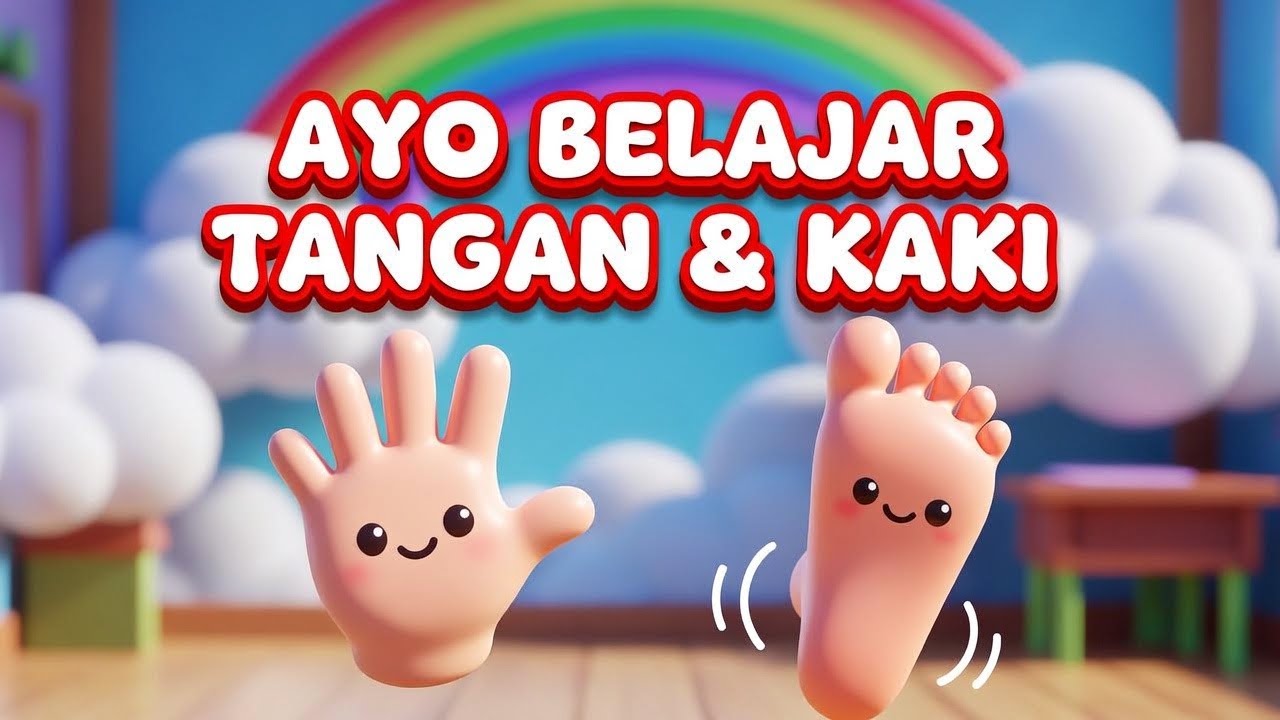 BELAJAR ANGGOTA TUBUH BAGIAN KAKI DAN TANGAN