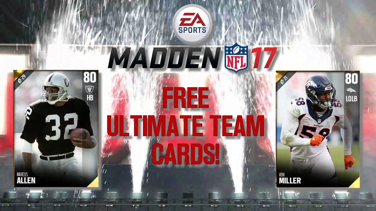 How to get two FREE MUT packs in Madden NFL 17! 80 OVR | @EAMaddenNFL