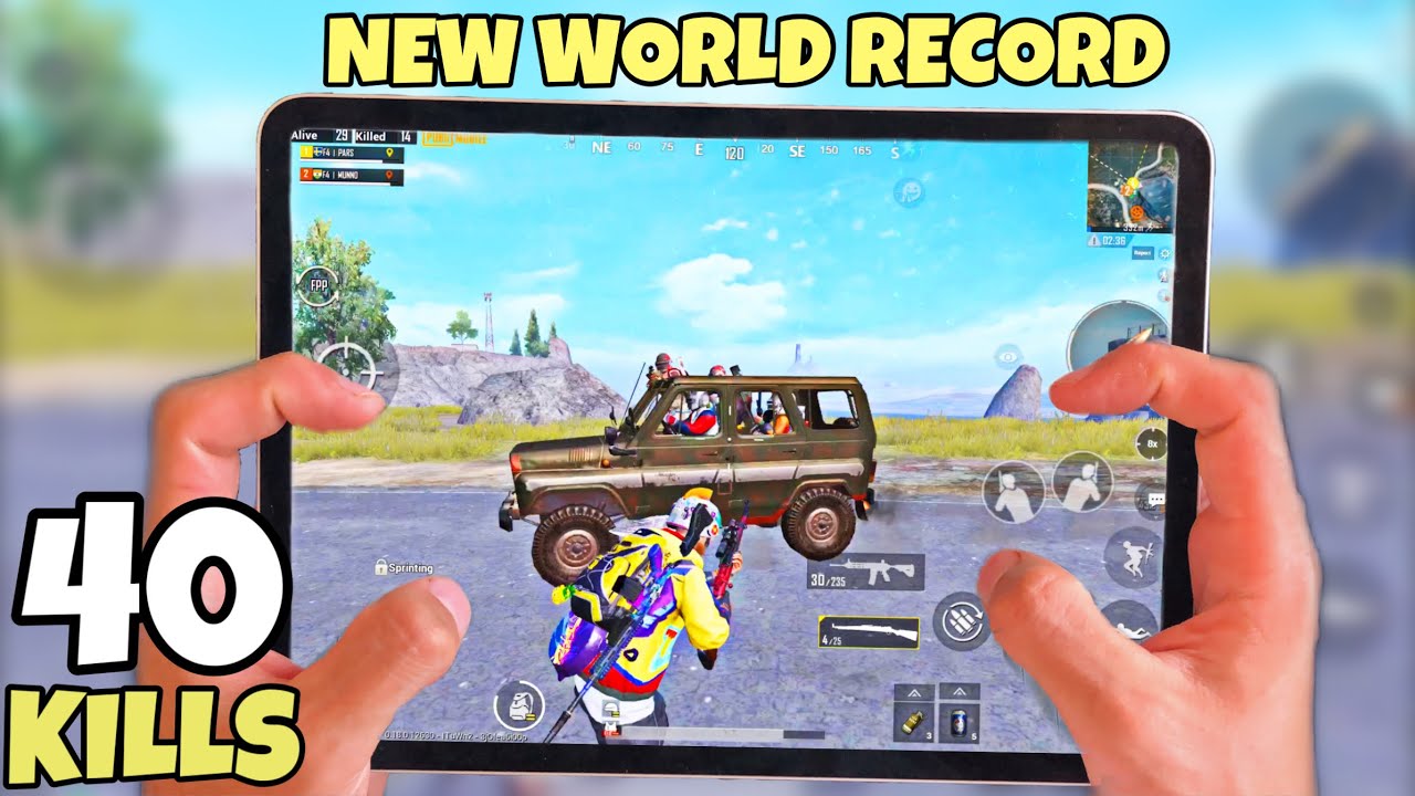 40 KILLS!!! NEW WORLD RECORD IPAD PRO 2020| w/MUNNO | Pubg Mobile