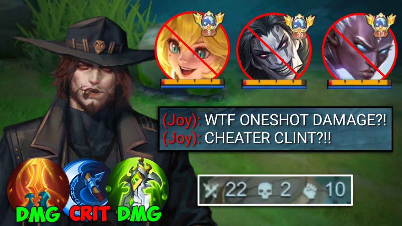 TOP GLOBAL CLINT ABNORMAL ONE SHOT DAMAGE HACK BUILD!🔥 (must try) CLINT BEST 1 HIT BUILD 2024!!