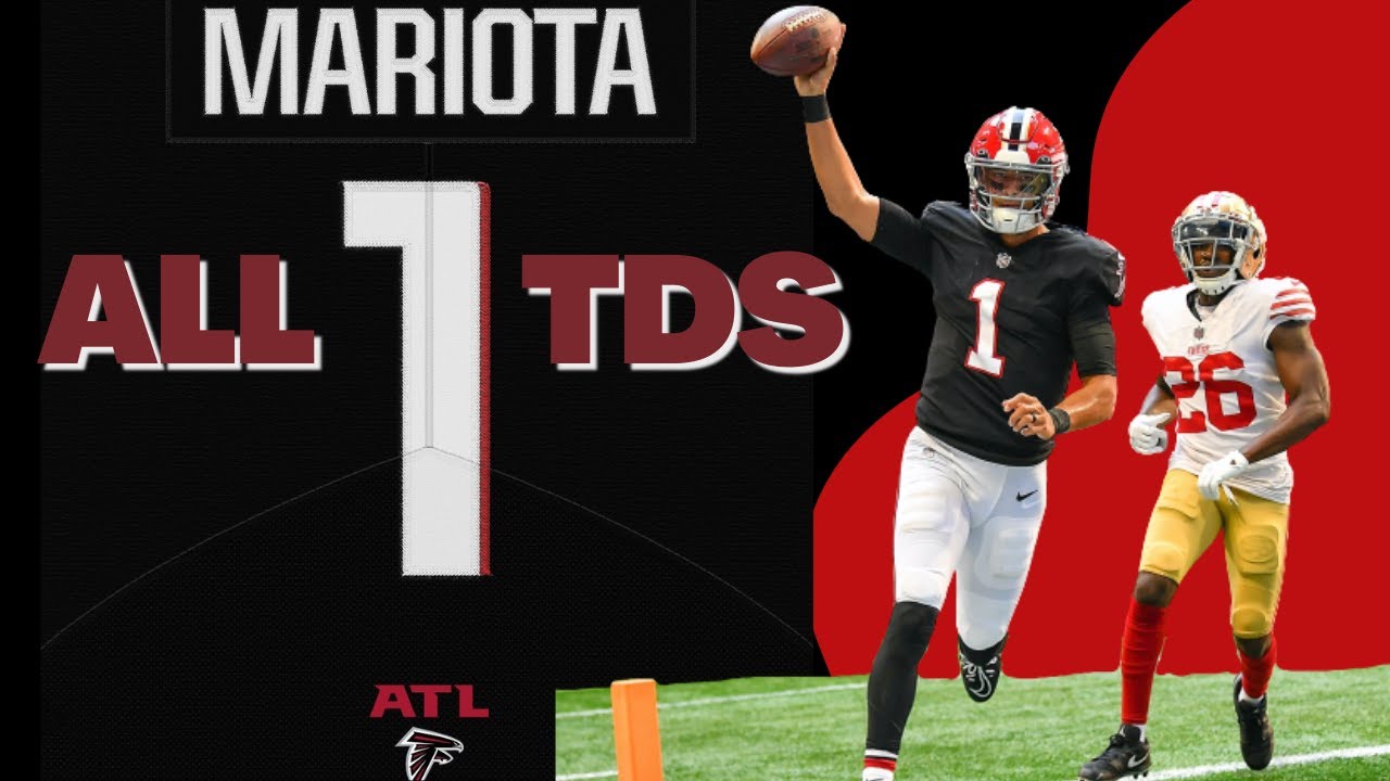 Atlanta Falcons Marcus Mariota All 19 Touchdowns (2022)  Highlights