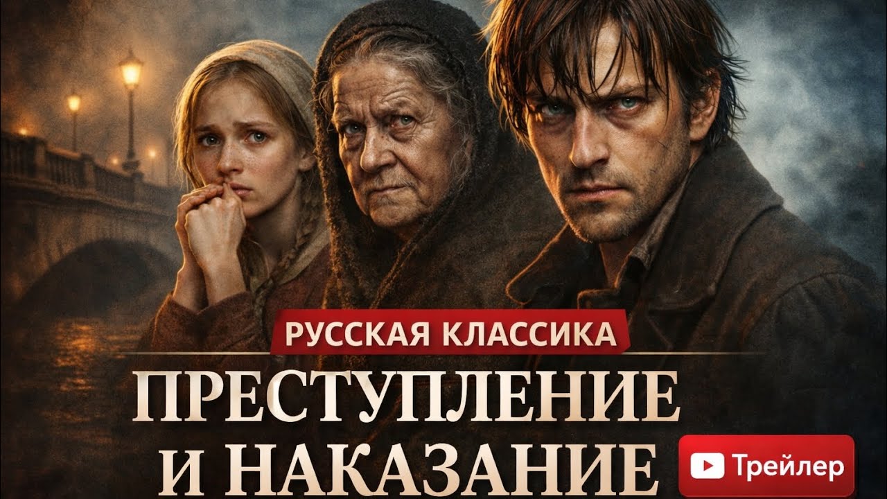 ПРЕСТУПЛЕНИЕ И НАКАЗАНИЕ — Трейлер | Русская классика | Достоевский
