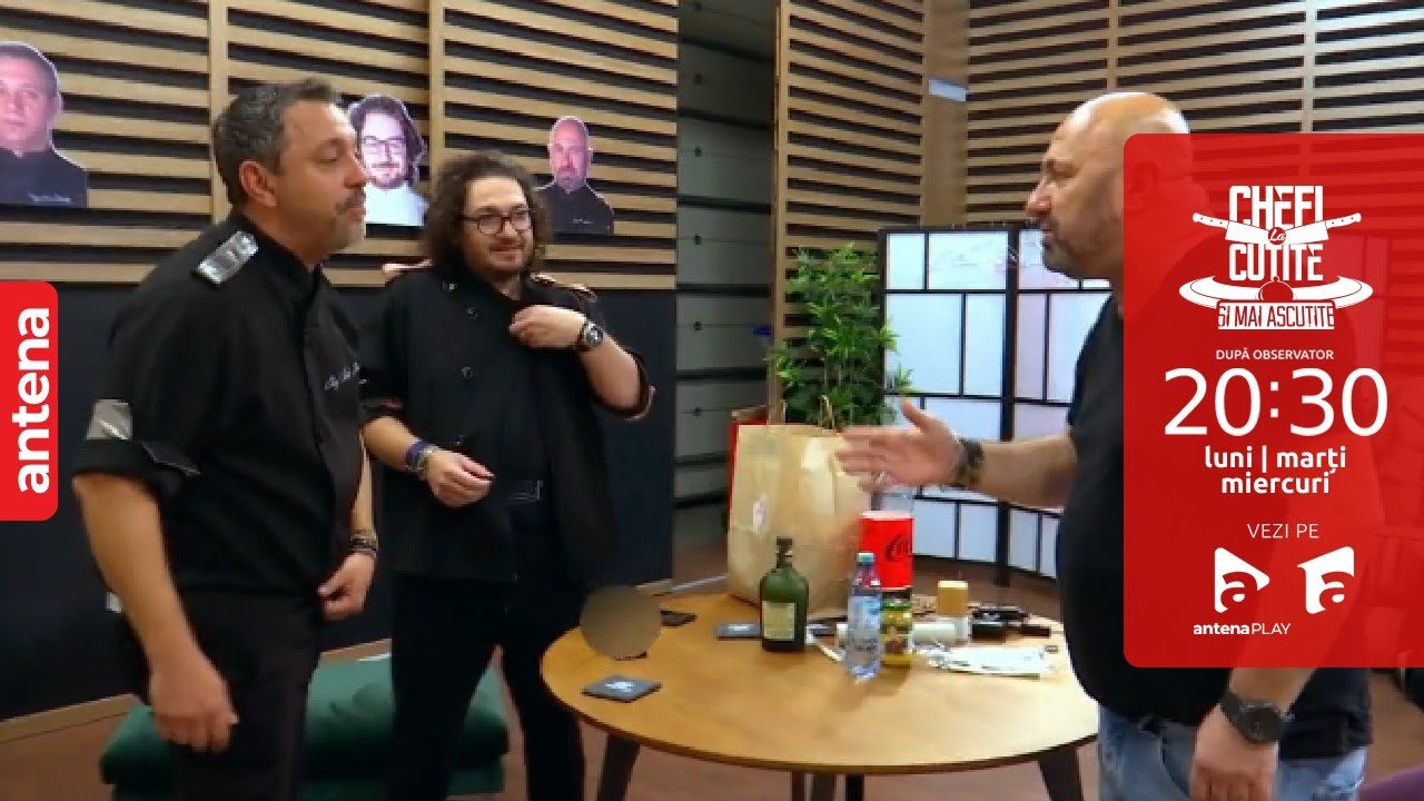 Chef Sorin Bontea și chef Cătălin Scărlătescu, discuție aprinsă &icirc;n culise