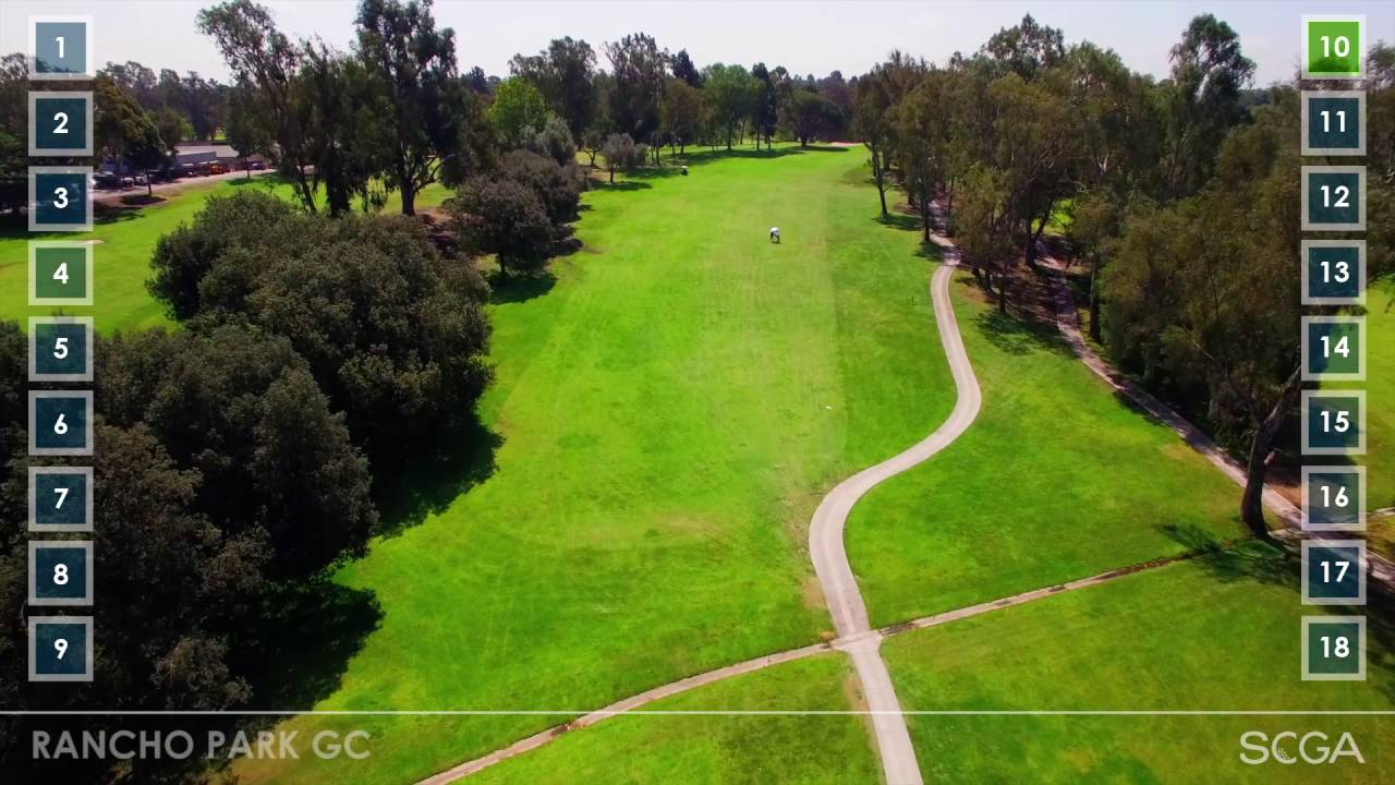 SCGA Flyover - Rancho Park Golf Club - Los Angeles, CA